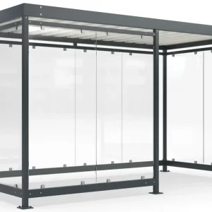 WSM Überdachung Köln - K4 d b Bausatz - RAL 7016 Neue Kollektion