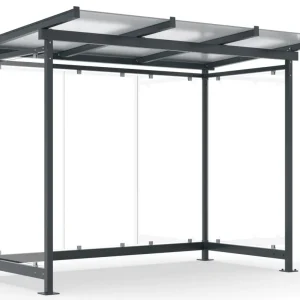 WSM Überdachung Dresden - D3 a a Bausatz - RAL 7016 Sonderaktion