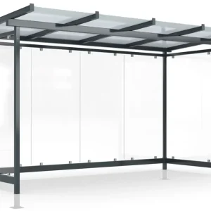 WSM Überdachung Dresden - D4 a a UP Bausatz - RAL 7016 Neue Kollektion