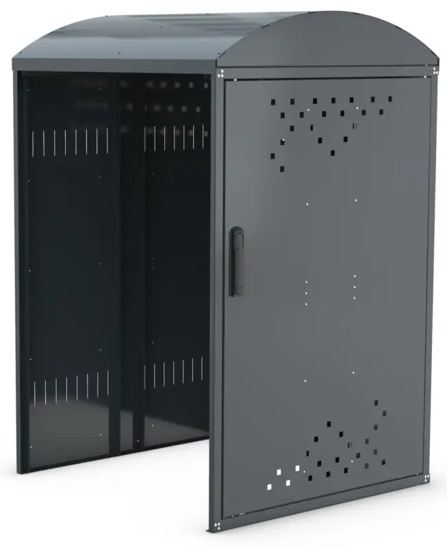 WSM Rollatorbox B - Anbaueinheit mit Seitenwand - RAL nach Wahl Preisknaller