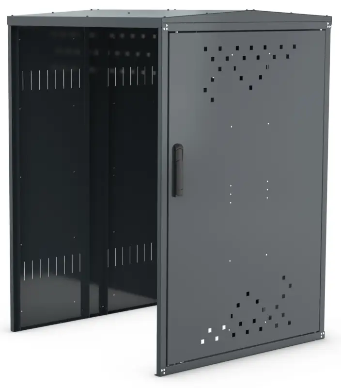 WSM Rollatorbox G - Anbaueinheit mit Seitenwand - RAL nach Wahl Ausverkauf