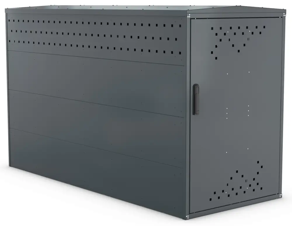 Sale WSM Fahrradgarage BikeBox 1 G - Grundeinheit - RAL 7016