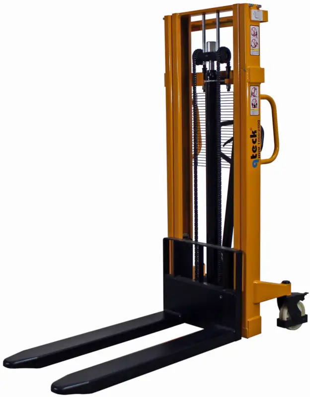 Preisreduziert qteck Hochhubwagen manuell 1,5 t - Gabellänge 1150 mm - Hubhöhe 2500 mm