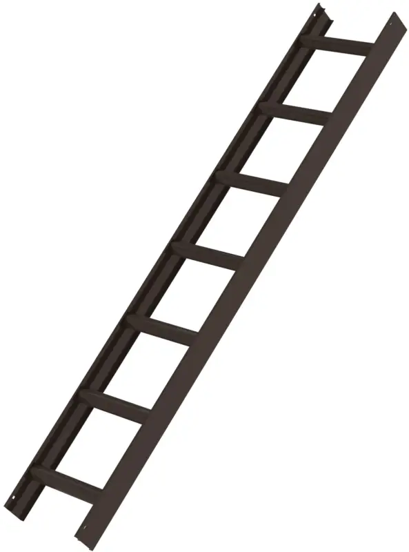 Sofort Bestellen Günzburger Dachleiter Alu braun - hawego Set 7+7+10 Sprossen - 6,72 m