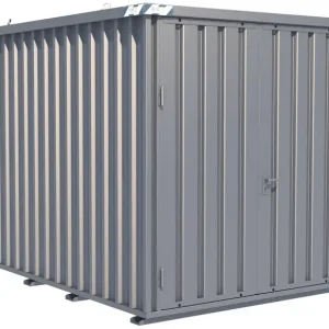BOS Lagercontainer 3100 x 2300 x 2445 mm - 2-flügelige Tür auf 2,3 m Seite Kracherpreis