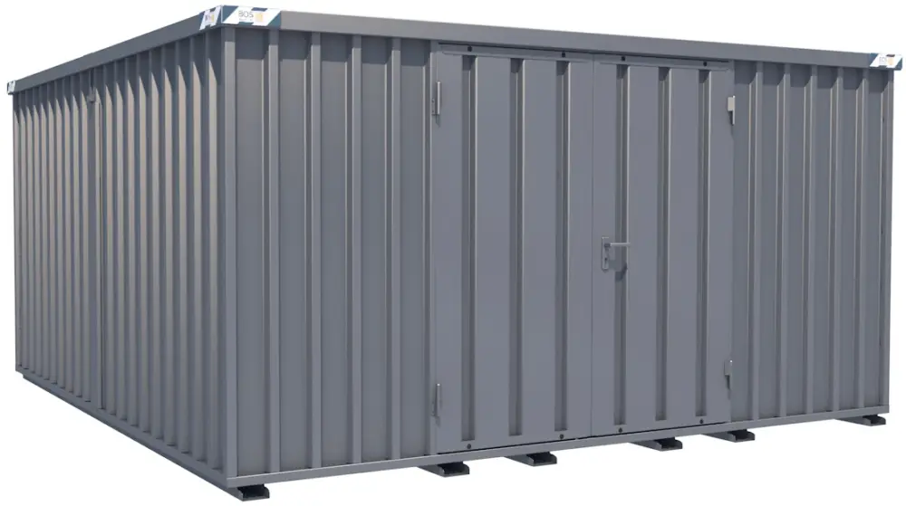 Heißes Angebot BOS Container Combination 4100 x 4200 x 2100 mm - 2-flügelige Tür auf 4 m Seite