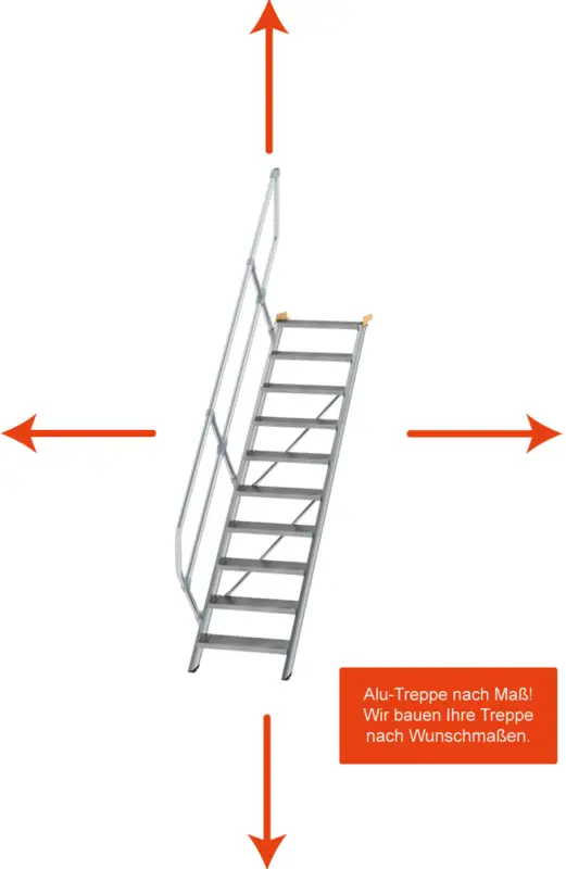 Günzburger Alu-Treppe nach Maß Rabatt