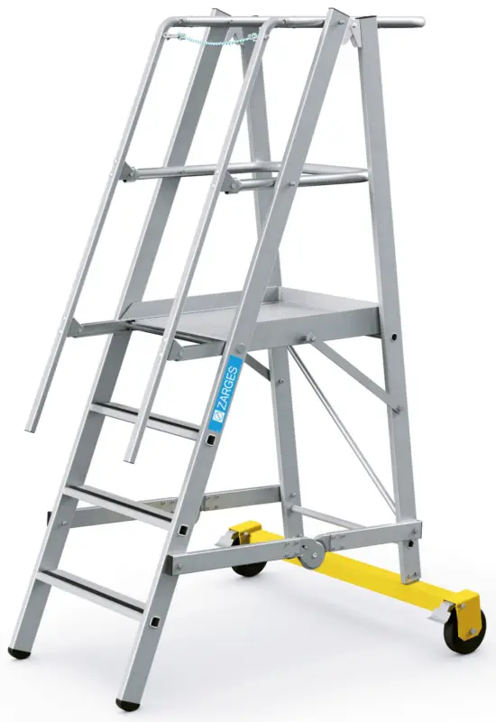 Echt ZARGES Plattformleiter ZAP Safemaster Plus S - 4 Stufen