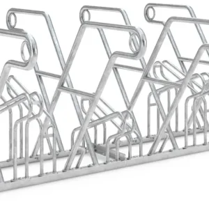 Ausverkauf WSM Fahrradständer Anlehnbügel 2618 XBF Stahl - 8 Einstellplätze