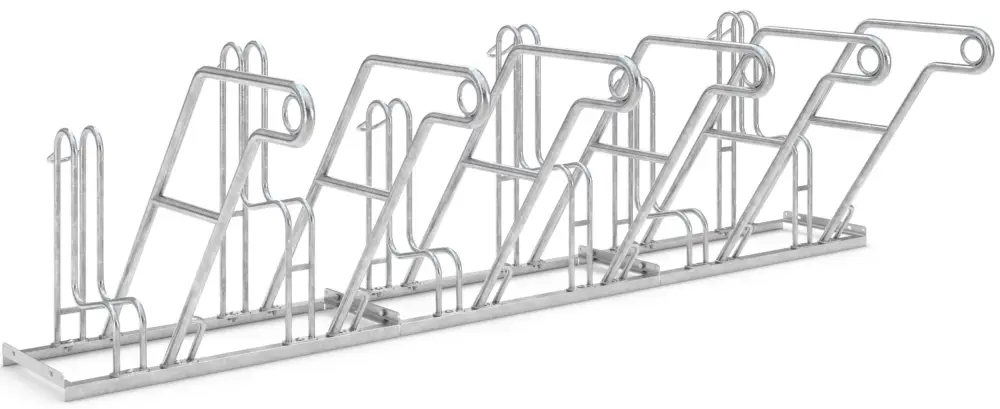 Jetzt Kaufen WSM Fahrradständer Anlehnbügel 4606 XBF Stahl - 6 Einstellplätze