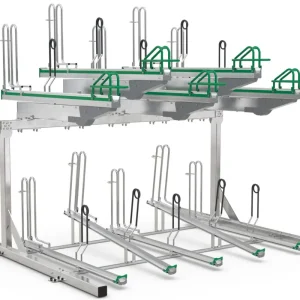 Direktkauf WSM Fahrradständer Doppelstockparker BikeHub Stahl - Premium 1 10