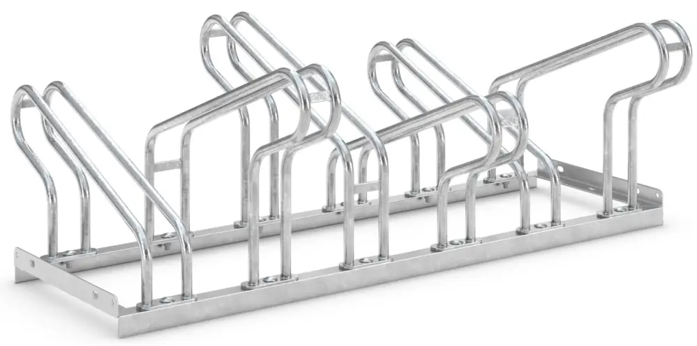 Nur Heute WSM Fahrradständer Bügelparker 2156 BF Stahl - 6 Einstellplätze