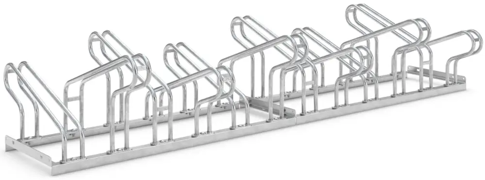 WSM Fahrradständer Bügelparker 2162 BF Stahl - 12 Einstellplätze Expressversand