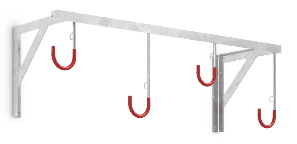 Sofort Bestellen WSM Fahrradhalter Wand-Hängeparker 3874 Stahl - 4 Einstellplätze