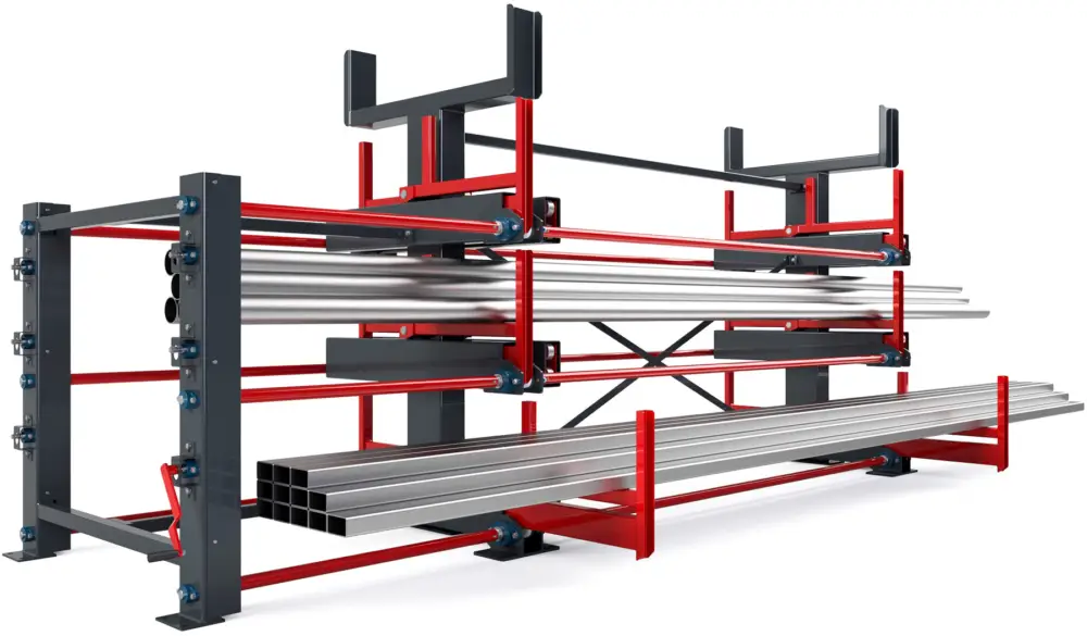 Neu RR Industrietechnik Schwerlast Roll-Aus-Regal RRS-DM 560 3