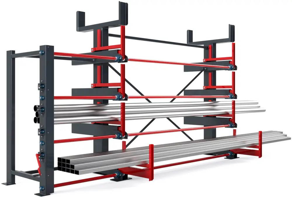 RR Industrietechnik Schwerlast Roll-Aus-Regal RRS-EM 560 4 Letzte Chance