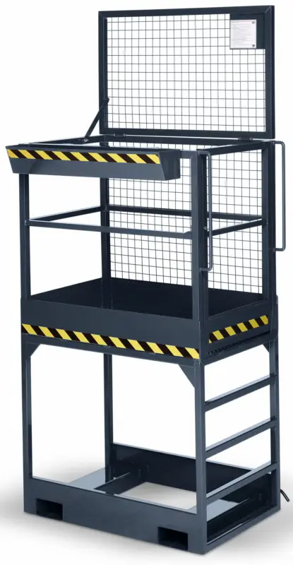 RR Industrietechnik Arbeitskorb RAK-high - RAL 7016 Online Kaufen