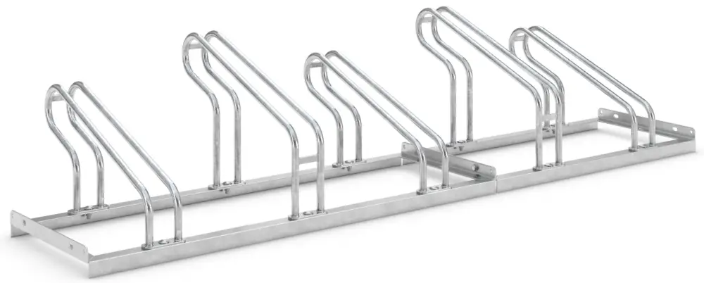 Sale WSM Fahrradständer Bügelparker 2055 BF Stahl - 5 Einstellplätze