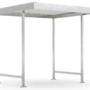WSM Überdachung Leipzig einseitig - L10 Grundeinheit Bausatz - Verzinkt Top-Preis