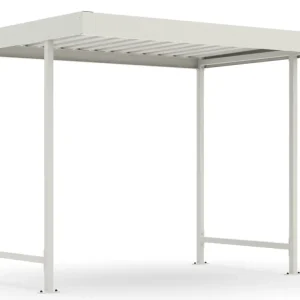 Super-Preis WSM Überdachung Leipzig einseitig - L12 Grundeinheit Bausatz - RAL 9002