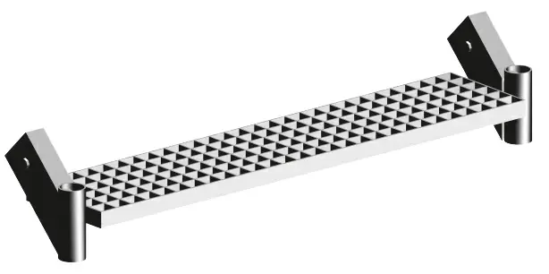 Layher Treppen-Fußelement 0,60 m Neu Im Sortiment