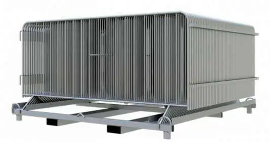 Begrenztes Angebot Schake Absperrgitter Typ E 2,50 m - Set 50 Stück