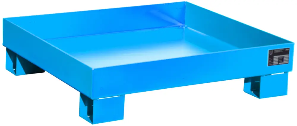 Bauer Auffangwanne Stahl AW 60-2 - RAL 5012 Solange Der Vorrat Reicht