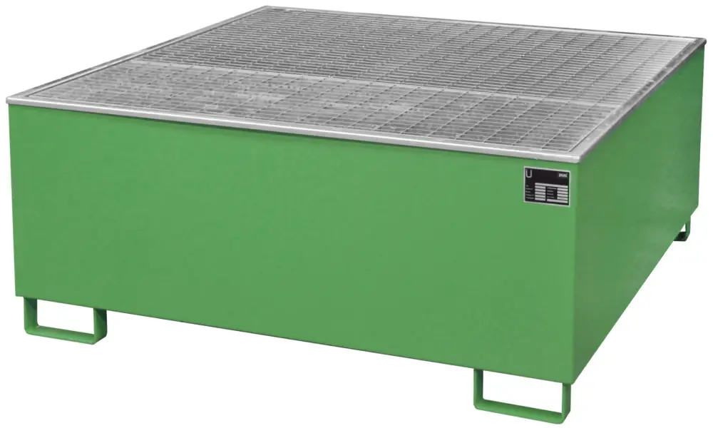 Neue Ware Bauer Auffangwanne Stahl AW-1000 PE - RAL 6011