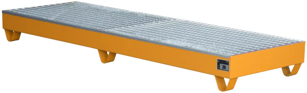 Bauer Auffangwanne Stahl Serie 2042 2043 - RAL 2000 Schnäppchen