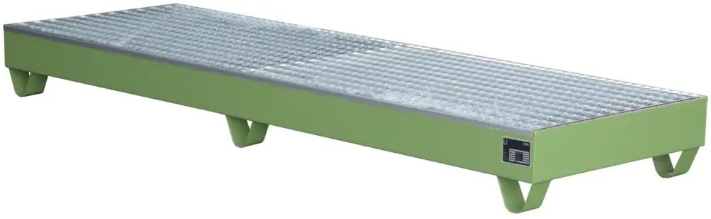 Abverkauf Bauer Auffangwanne Stahl Serie 2042 2043 - RAL 6011