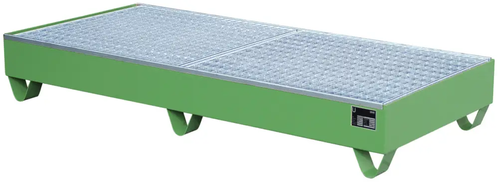 Markenware Bauer Auffangwanne Stahl Serie 2050 2051 - RAL 6011