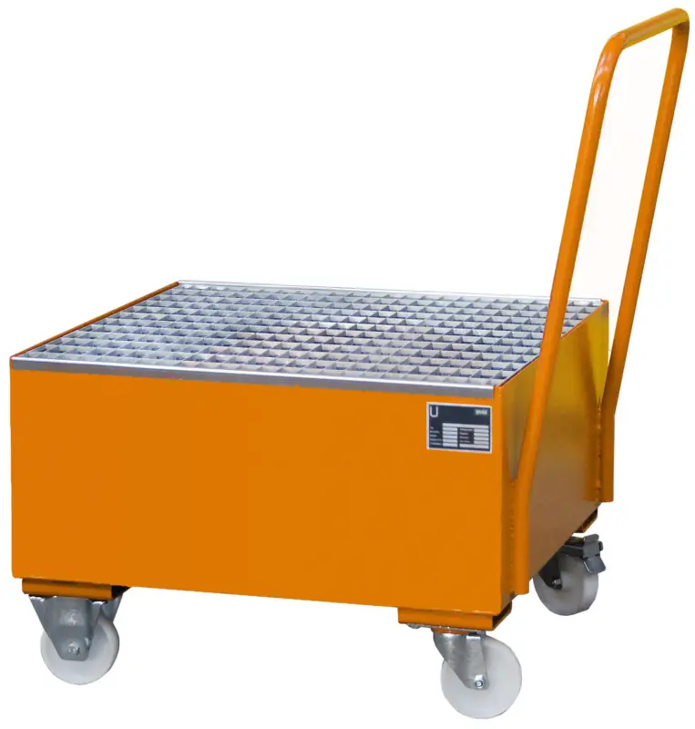 Bauer Auffangwanne fahrbar Stahl Serie 2004 2005 - RAL 2000 Bestseller