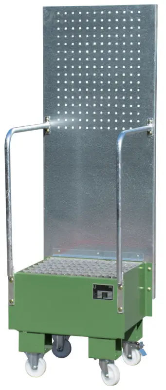 Zertifiziert Bauer Auffangwanne fahrbar Stahl LPW 60-1 - RAL 6011