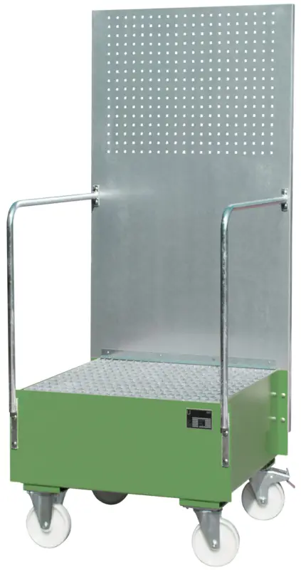 Bauer Auffangwanne fahrbar Stahl LPW 200-1 - RAL 6011 Letzte Chance