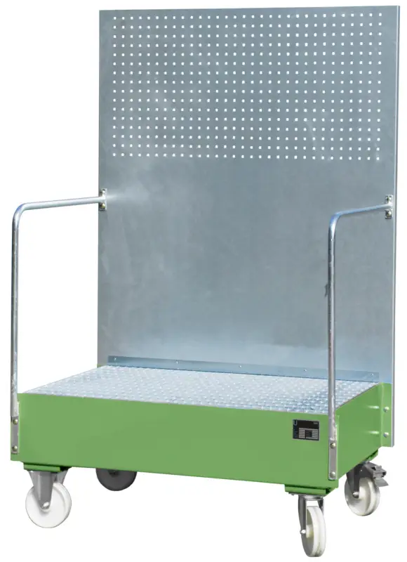 Sonderaktion Bauer Auffangwanne fahrbar Stahl LPW 200-2 - RAL 6011