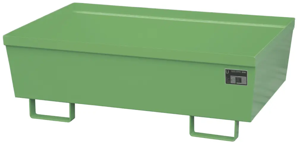 Bauer Auffangwanne Stahl AO 2 - RAL 6011 Ausverkauf