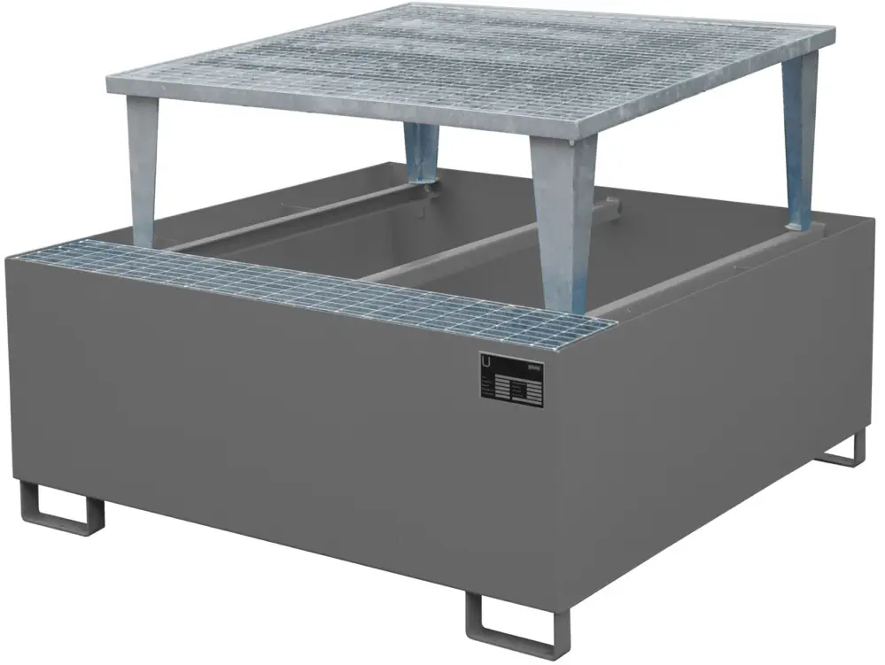 Bauer Auffangwanne Stahl AWA 1000 - RAL 7005 Letzte Chance