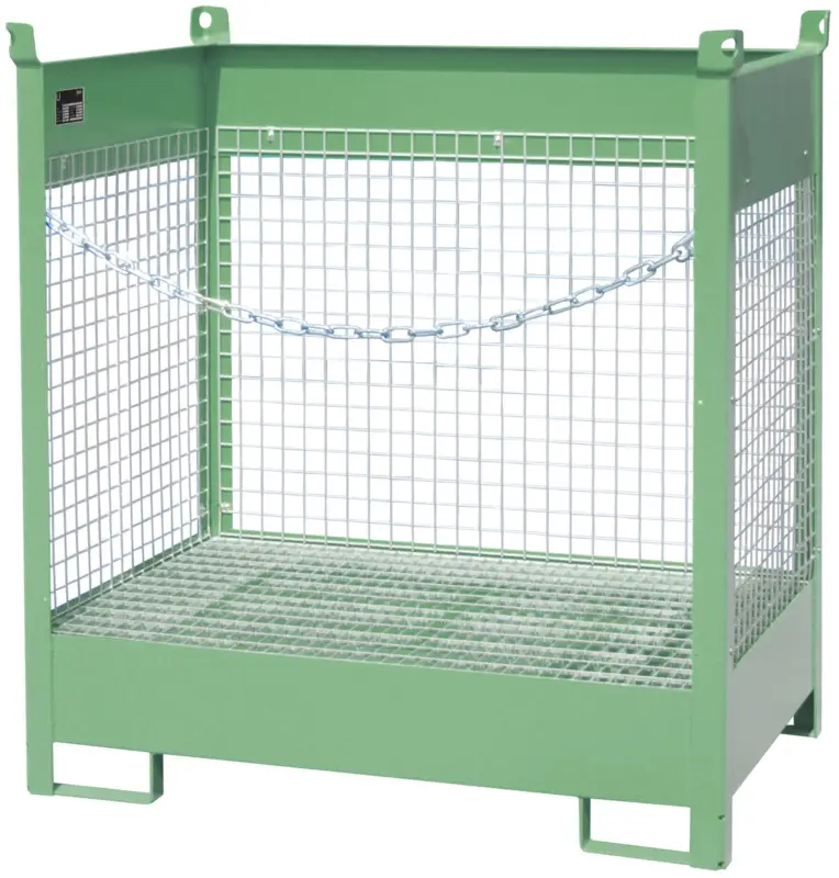 Bauer Fass-Stapelpalette Stahl FSP-2 D - RAL 6011 Preiswert