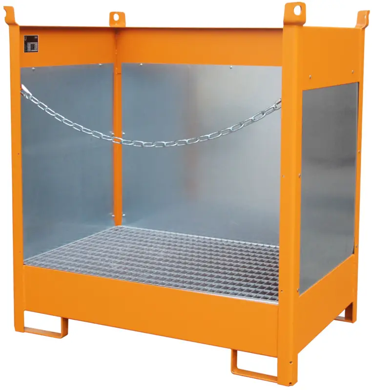 Top-Seller Bauer Fass-Stapelpalette Stahl FSP-2 G - RAL 2000