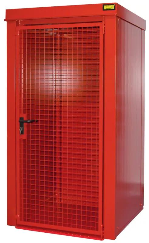 Knallerangebot Bauer Gasflaschen-Container Stahl GFC-B M0 - RAL 3000
