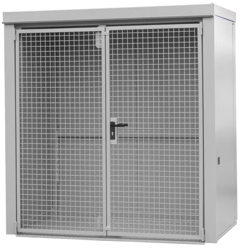 Bauer Gasflaschen-Container Stahl GFC-B M1 - RAL 7005 Online Kaufen