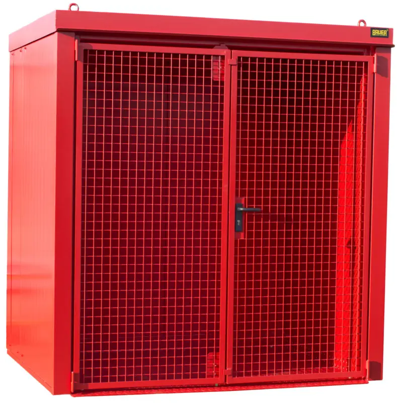 Must-Have Bauer Gasflaschen-Container Stahl GFC-B M2 - RAL 3000