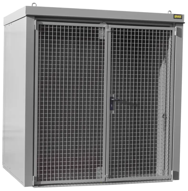 Bauer Gasflaschen-Container Stahl GFC-B M2 - RAL 7005 Direktkauf