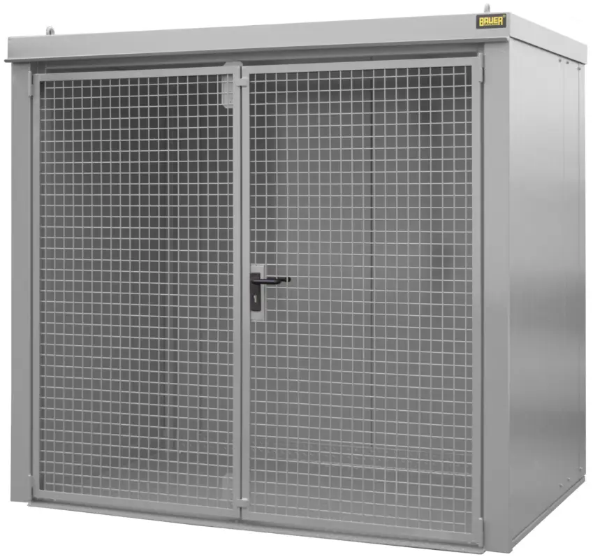 Heißes Angebot Bauer Gasflaschen-Container Stahl GFC-B M3 - RAL 7005