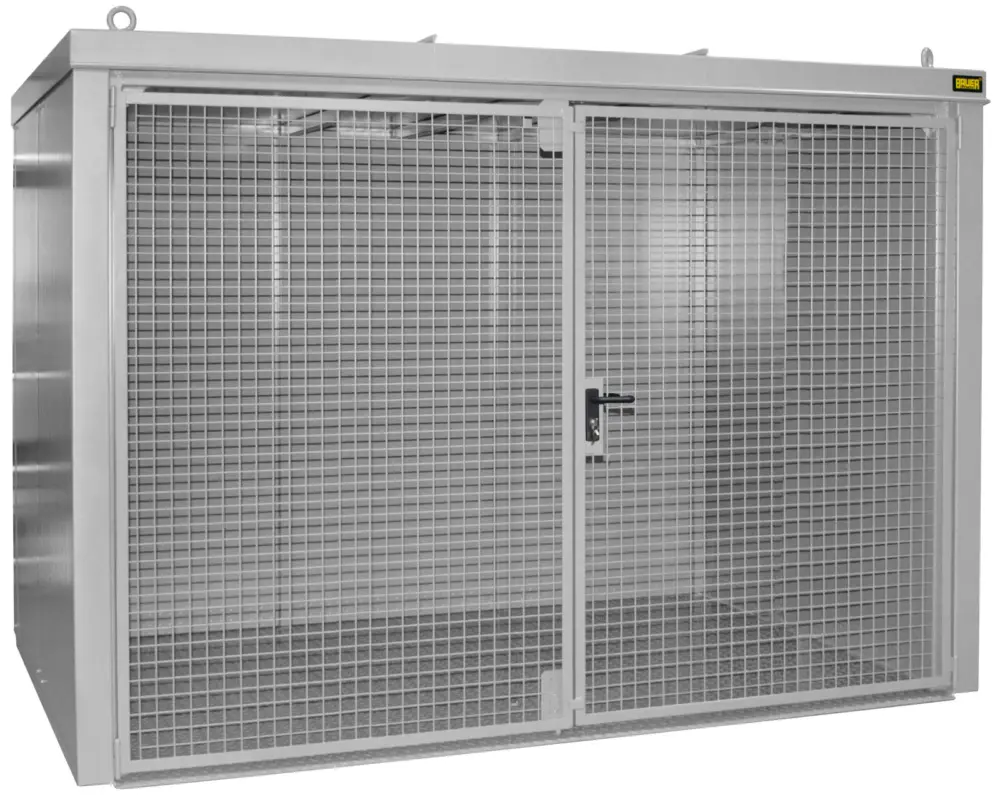 Bauer Gasflaschen-Container Stahl GFC-B M4 - RAL 7005 Aktuell
