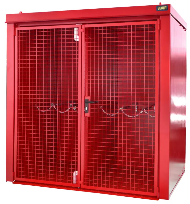 Angebot Bauer Gasflaschen-Container Stahl GFC-B W M2 - RAL 3000