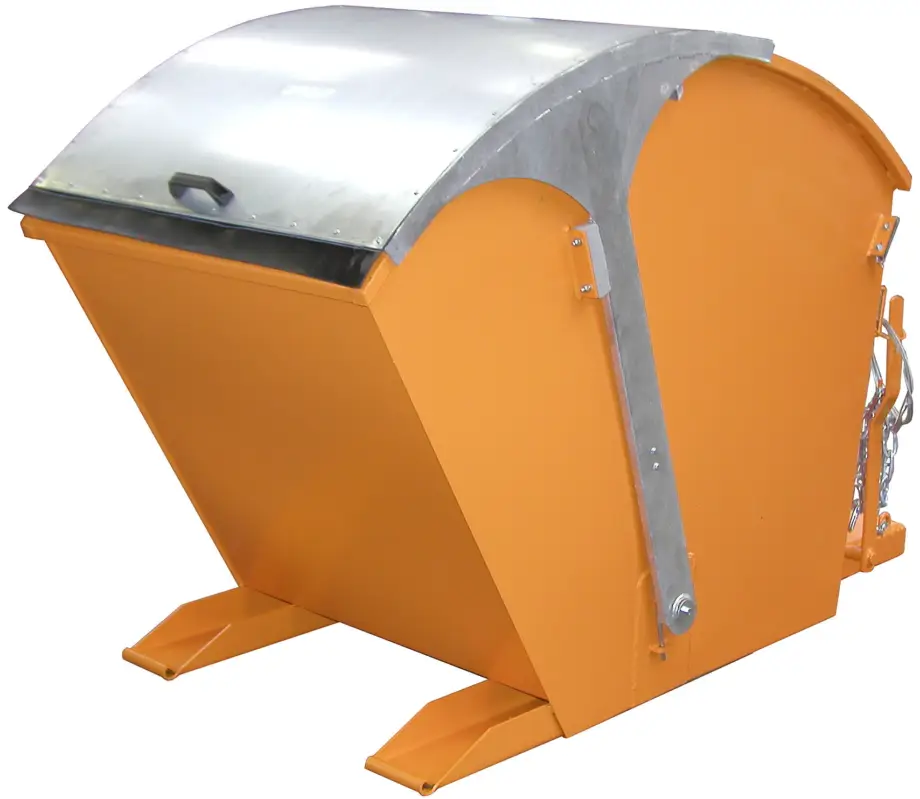Bauer Kipptonne RD-1000 - RAL 2000 Markenprodukt