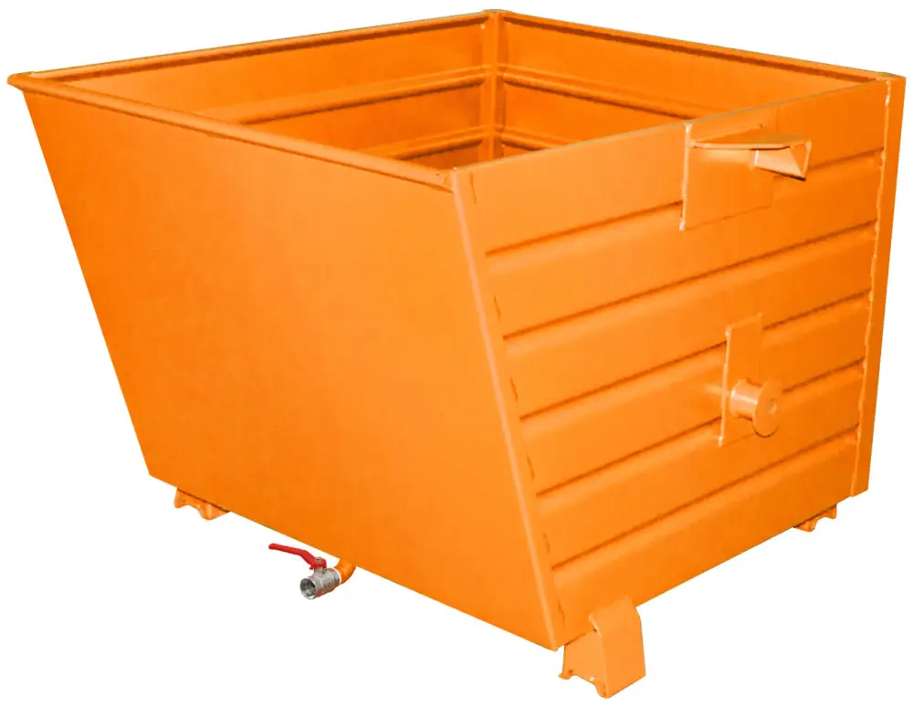 Billig Bauer Späne-Stapelkippbehälter BSL-90 - RAL 2000