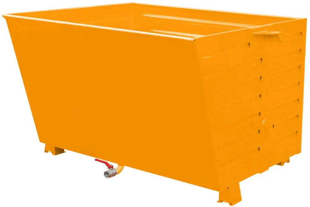 Aktuell Bauer Späne-Stapelkippbehälter BSL-150 - RAL 2000