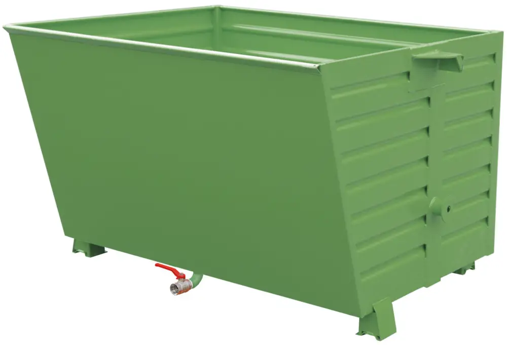 Bauer Späne-Stapelkippbehälter BSL-150 - RAL 6011 Nur Heute